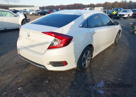 2020 Honda Civic Lx из США, поврежденный, VIN 19XFC2F67LE007760